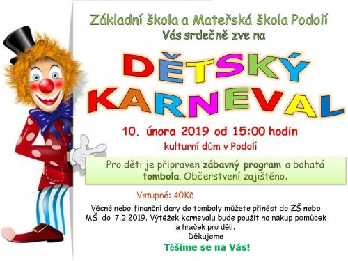 Pozvánka na karneval
