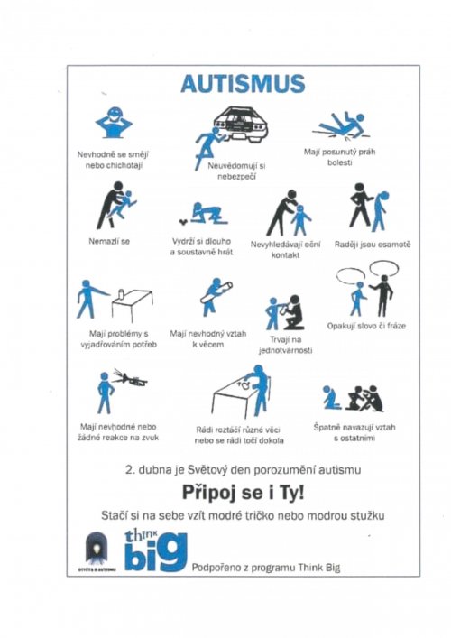2. dubna Světový den porozumění autismu