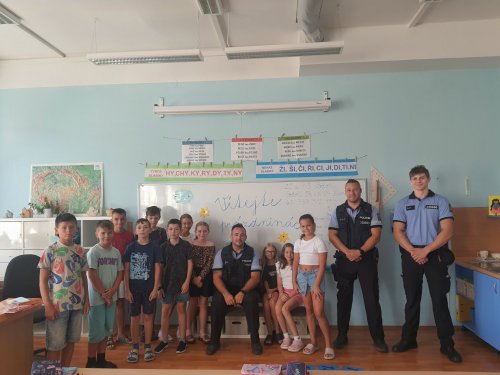 Návštěva policie ve škole