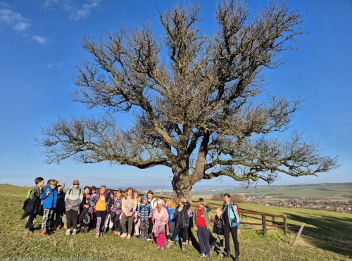 Výšlap ZŠ k hrušce na Radovách